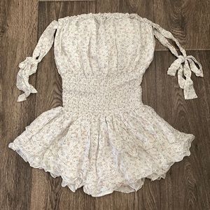 Forever 21 Floral Skort Romper